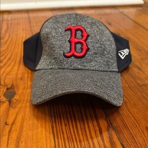 New Era Navy Cap with Red Sox Embroidery